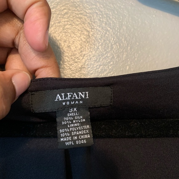 ‼️2/18‼️ Alfani black cinched waist tank top - Picture 4 of 6